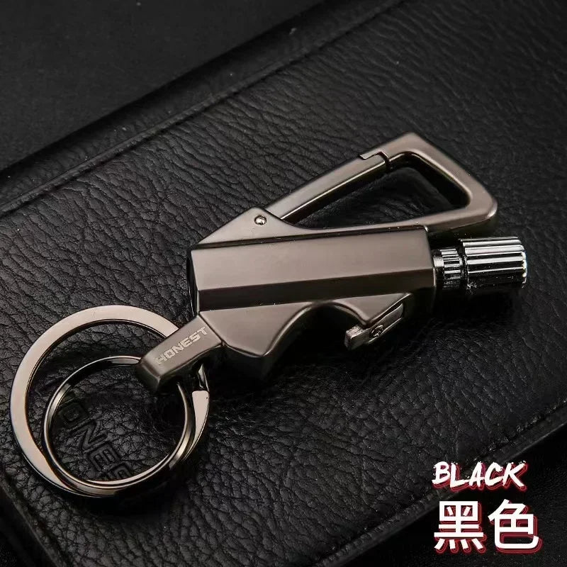 2024 Outdoor Match Kerosene Multifunctional Camping Lighter Waterproof Portable Lighter Waterproof Metal Outdoor Survival Tool